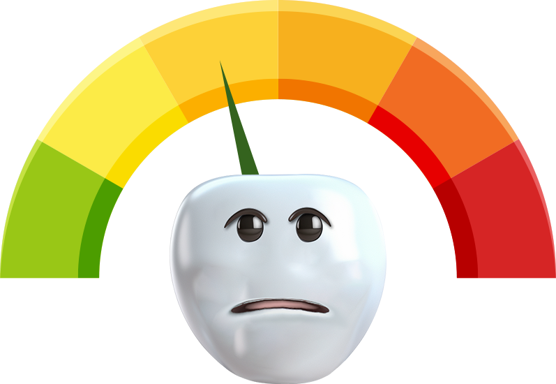 Dent O Meter - Labeled 40% and 60%